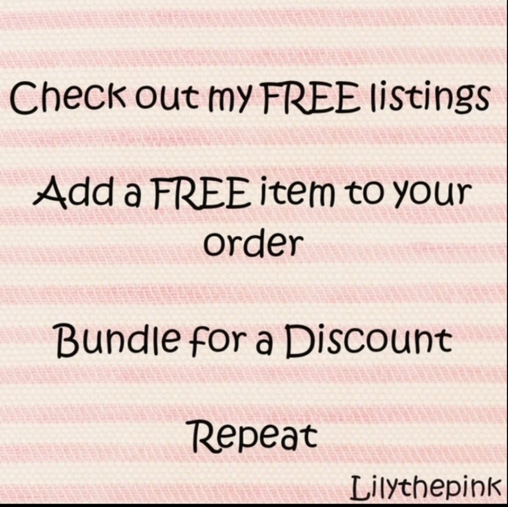 LOOK FOR 🆓️🔴FWP🔴 (Free w/purchase)